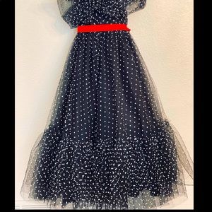 Tulle Midi Dress-Custom made-Never worn-Beautiful for wedding, prom or formal